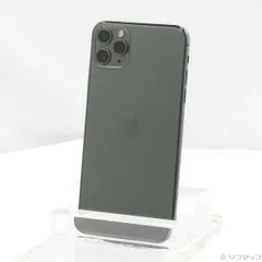 ソフマップ 〔中古品〕 iPhone11 Pro Max 256GB ミッドナイトグリーン MWHM2J／A SIMフリー【258】