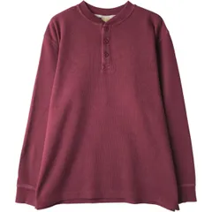 古着 90~00年代 エルエルビーン L.L.Bean ヘンリーネック サーマルロングTシャツ メンズL相当/eaa459435