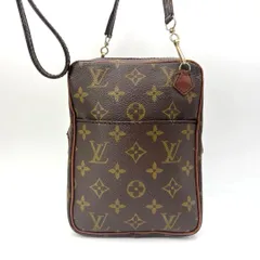 ルイヴィトン M3552 モノグラム ダヌーブ ショルダーバッグ ビンテージ 鞄 クロスボディ 斜め掛け PVC  レザー ヌメ革