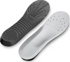 インソール 衝撃吸収 中敷き 疲労減少/抗菌/扁平足/強力消臭/低反発/足底筋膜炎 矯正 サイズ調整可能 人体工学に基づいた 3Dアーチサポート 土踏まず ソフトクッション スポーツ ランニング 登山に適用（24～27.5CM）