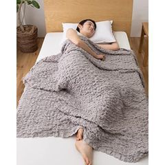 16990円ベルメゾン フレンチリネン ウォッシュキルトケット シングル