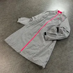 adidas Golf アディダスゴルフ ゴルフウェア レインワンピース ジップアップ ジャケット 2way ギンガムチェック レディース