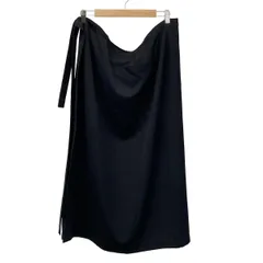 tricot COMMEdesGARCONS(トリココムデギャルソン) 巻きスカート サイズM レディース美品  - 黒 マキシ丈