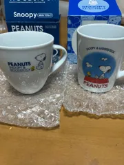 【新品未使用】スヌーピー＆ウッドストック マグカップ 2個セット