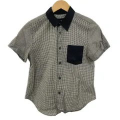 tricot COMMEdesGARCONS(トリココムデギャルソン) 半袖シャツブラウス サイズM レディース美品  - 黒×白