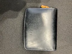 GUCCI　I グッチ　コインケース 小銭入れ レザー ラウンドファスナー ブラック