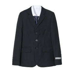 ★mineka★男の子　キッズ ストライプ柄 男の子 スーツジャケット5点セット 140～170cm 卒業式・入学式・発表会対応　XF.0104161