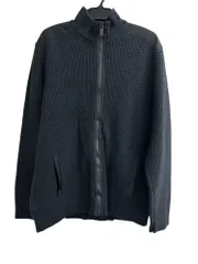 calvin klein jeans   フルジップ ニット XL     427