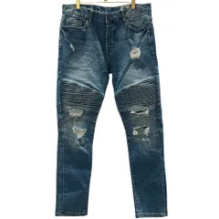 Denim&Co【デニムアンドコー】スキニーパンツ W34/L30 デニム パンツ ダメージ ボトムス メンズ