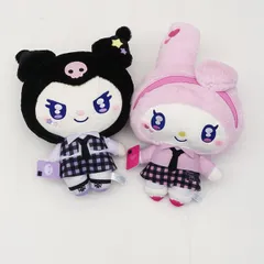 SANRIO　/　サンリオ ◆ゆるかわサンリオキャラクターズ　Lぬいぐるみ GL☆W UP IN SCHOOL Vol.2　マイメロディ クロミ　セット 子供用品【中古】 