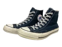 CONVERSE (コンバース) ブラックキャンバス ハイカット・チャックテイラー スニーカー 142334C 26cm UK7.5 ブラック メンズ/036