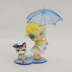 POPMART ポップマート ◆Baby Molly & Baby Tabby ベビーモリー 傘 フィギュア 中古品 趣味雑貨【中古】 