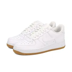 NIKE AIR FORCE 1 '07 WHITE/WHITE/GUM LIGHT BROWN US5.5/US6-24.0cm