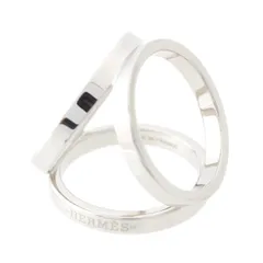 エルメス トリオ スカーフリング アクセサリー シルバー【中古】