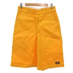 ディッキーズ Dickies ルーズフィット ワークショートパンツ ハーフ ワイド ジップフライ 30 黄 イエロー /GV ■GY59
