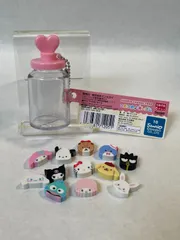 サンリオキャラクター 　ピンク容器　つめつめ消しゴム (12種×１個ずつ)