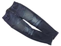 ZARA MAN ザラ マン USED加工 テーパード デニムパンツ size42/濃紺 ■■ メンズ