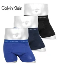 新品 未使用 並行輸入 Calvin Klein カルバンクライン 下着 【3枚セット】COTTON STRETCH EU メンズ ボクサーパンツ 515688 ブルーシャドウセット