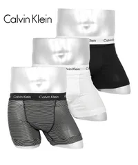 新品 未使用 並行輸入 Calvin Klein カルバンクライン 下着 【3枚セット】COTTON STRETCH EU メンズ ボクサーパンツ 515688 Bボーダーセット