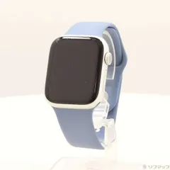 ソフマップ 〔中古品〕 Apple Watch Series 8 GPS 45mm シルバーアルミニウムケース スレートブルースポーツバンド【262】