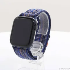 ソフマップ 〔中古品〕 Apple Watch Series 9 GPS 41mm ミッドナイトアルミニウムケース ゲームロイヤル／オレンジNikeスポーツループ【377】