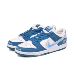 NIKE SB DUNK LOW PRO QS 【BORN X RAISED】 DEEP ROYAL BLUE/WHITE/WHITE US9-27.0cm