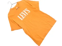 LEVI'S リーバイス ロゴプリント Tシャツ sizeM/オレンジ ■◆ メンズ