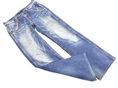 johnbull ジョンブル ジップポケット ストレート デニムパンツ sizeM/紺 ■■ メンズ