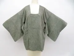 【一輝堂】道行コート 総絞り 正絹 着物 美品 身丈約76cm 裄丈62cm 26z01-264