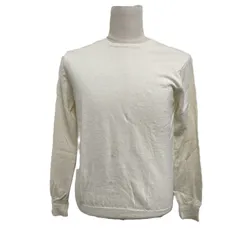 【古着】COMME CA ISM ニット セーター 白 メンズ