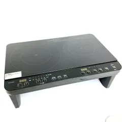 アイリスオーヤマ IRIS OHYAMA  2口IHコンロ   IHK-WT41S/2025年   ブラック  / 240001185038