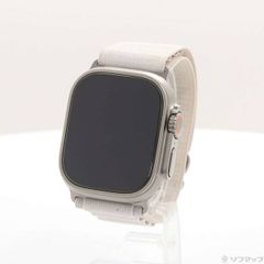 ソフマップ 〔中古品〕 Apple Watch Ultra GPS + Cellular 49mm チタニウムケース スターライトアルパインループ【276】