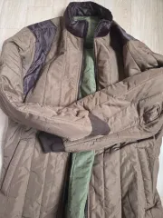 キルティングジャケット カーキ ブラウン キルティング ダウン アウター 95