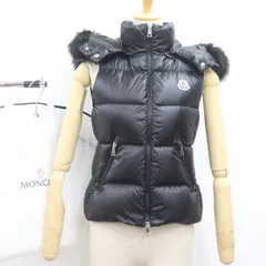 IT1QL8FJOXMG 国内正規品 MONCLER モンクレール GALLINULE ガリヌール ダウンベスト サイズ00 ブラック レディース