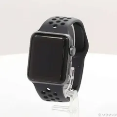 ソフマップ 〔中古品〕 Apple Watch Series 3 Nike+ GPS 38mm スペースグレイアルミニウムケース アンスラサイト／ブラックNikeスポーツバンド【377】