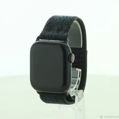 ソフマップ 〔中古品〕 Apple Watch Series 9 GPS + Cellular 41mm ミッドナイトアルミニウムケース ブラックブルーNikeスポーツループ【348】