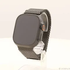 ソフマップ 〔中古品〕 Apple Watch Ultra 2 GPS + Cellular 49mm ブラックチタニウムケース ブラックチタニウムミラネーゼループ【368】