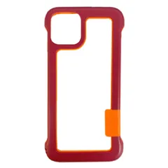 iPhone11Pro バンパーケース 耐衝撃 クッション パステルカラー おしゃれ 可愛い レッド