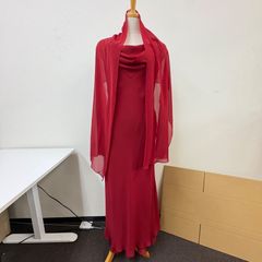 社交ダンス用 ドレス ボルドー色 エレガント 新品 - メルカリ
