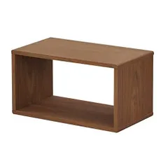 エイ・アイ・エス(AIS) オープンラック DEE スリーブL 幅48×高さ26cm ブラウン DE-SV3L