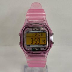 TIMEX 24KARATS TW2U92200 デジタル ピンクスケルトン - メルカリ