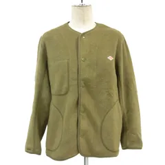 新品◆DANTON ダントン フリース カラーレスジャケット 日本製 ノーカラー レディース