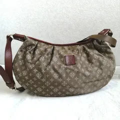 ラシット ショルダーバッグ モノグラム ナイロン 総柄 レザー 斜め掛け russet ハーフムーン 軽量