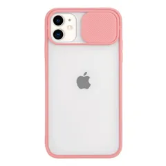 iPhone12ProMax 背面ケース ケース カバー スライドカメラプロテクター 透明 クリア 半透明 マット 耐衝撃 カメラレンズカバー シンプル 可愛い