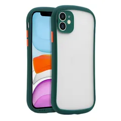 iPhone12ProMax 背面ケース ケース カバー ハイブリッド 耐衝撃 バンパー カメラ保護 カメラレンズカバー マット 半透明 くすみカラー おしゃれ シンプル 可愛い