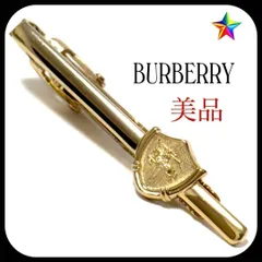 バーバリー ブランド  ネクタイピン ゴールド 盾デザイン 騎士  美品  BURBERRY