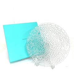 新品 Tiffany ティファニー コブルストーン 28cm クリスタルガラス 新品 Tiffany ティファニー コブルストーン 28cm クリスタルガラス