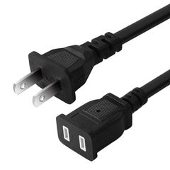 電機 電源 短い延長コード 屋内用 電源タップ 1個口 1.5m長さ ストレートプラグ オス/メス コンセント延長ケーブル