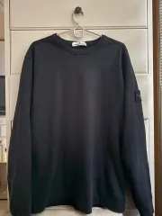 ストーンアイランド ブラック ロングスリーブ 韓国タグ 正規品