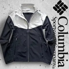 Columbia Sportswear コロンビア スポーツウェア アウトドアウェア ストレッチ スタンドカラー ジップアップ 長袖 ウーブン ジャケット トレーニングウェア ジャージ YLG104 ブラック×ライトグレー▲031▼30522h11